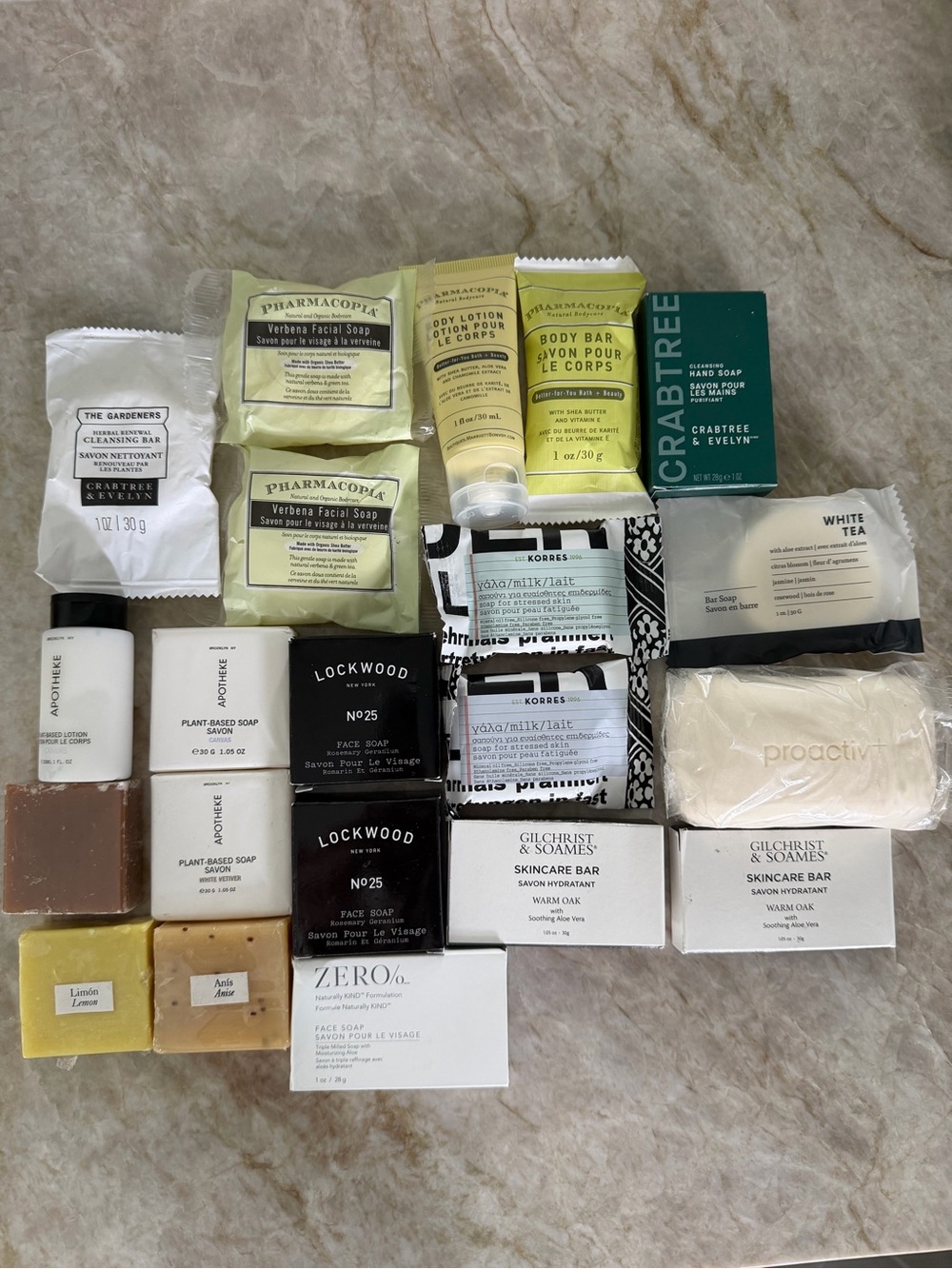 LOT OF 21 BRAND NEW DESIGNER SOAPS AND LOTIONS! Never opened!